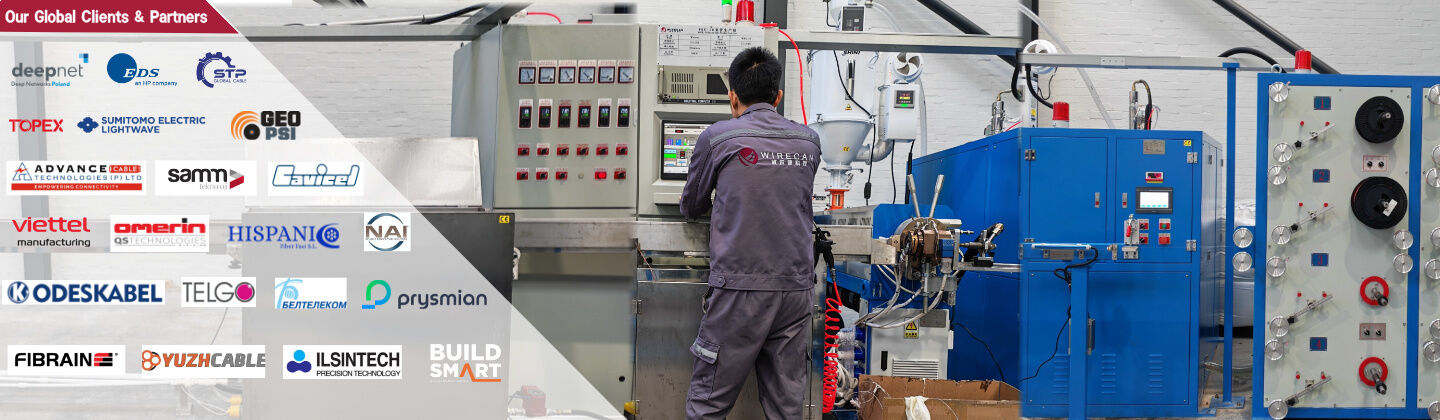 Máquina do cabo de fibra ótica