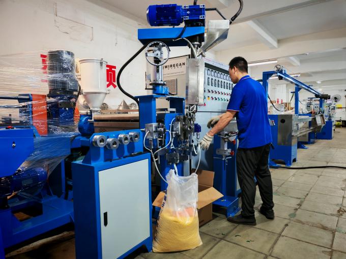 Φ 60+35 High-Speed PVC Cable Extruder Line - CE Certified, 200m/Min for Power & Telecom Cable Manufacturing
