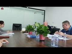 Visita do cliente para 1-12 a máquina interna exterior da fabricação do cabo pendente dos núcleos FTTH