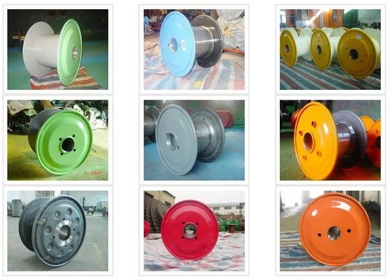 Aço de alta velocidade Bobbin Spool Cable Metal Drum da dupla camada