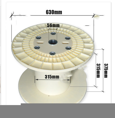 Fabricação de cabos plástica de Bobbin Spool For Wire And do ABS