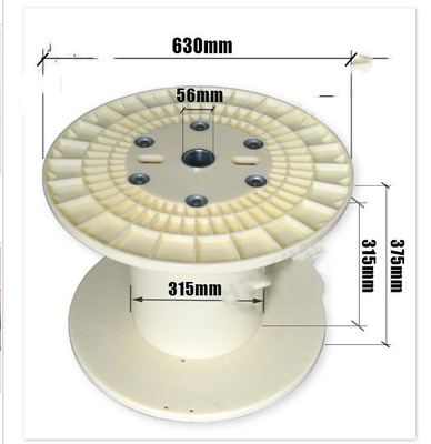 Fabricação de cabos plástica de Bobbin Spool For Wire And do ABS