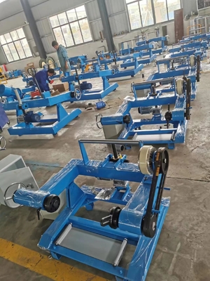 Alto - máquina do rebobinamento do fio de aço carbono com contador do medidor