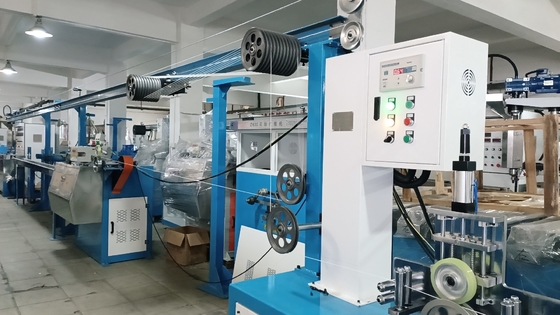 Máquina de fabricação de cabos de rede 50+35 Linha de extrusão de fios de controlo PLC
