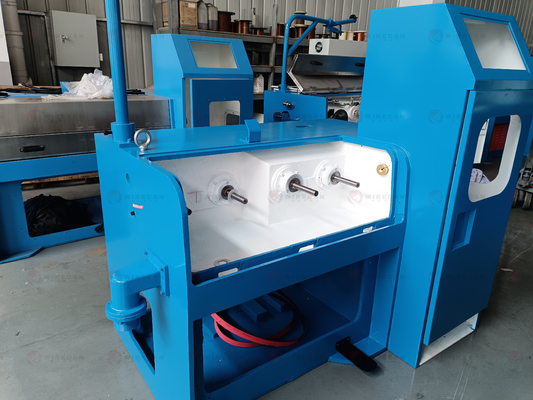 Máquina de desenho de fios finos de cobre com anelante