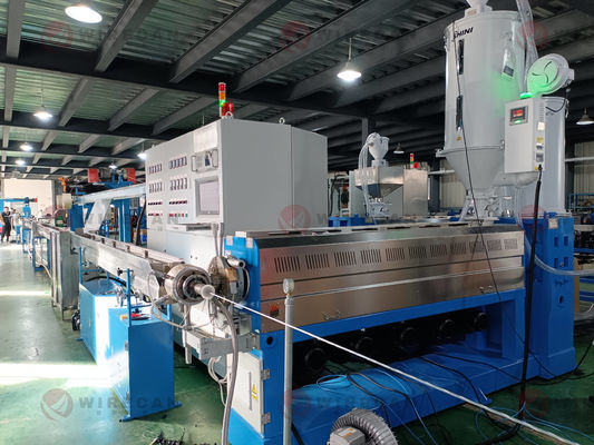 φ90 Linha de extrusão da bainha do cabo de fibra óptica: Solução de fabricação de cabos de alto desempenho