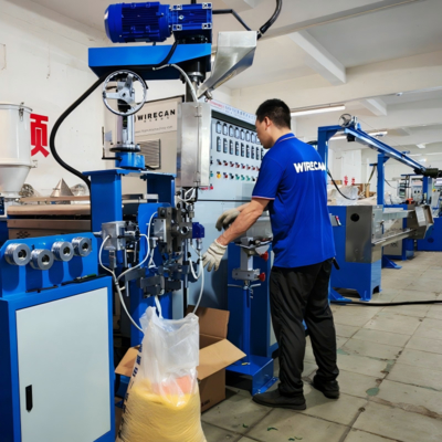 PVC Insulated Cable Extrusion Line For Electrical & Telecom Wire Making