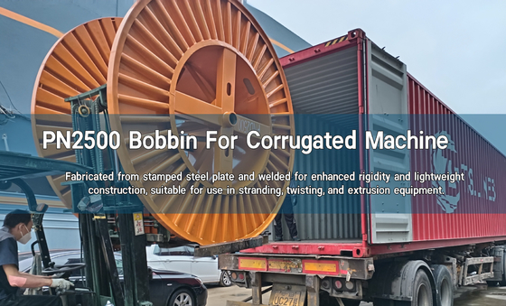 Bobinas/cabos de fibra ótica corrugados carretel de Bobbin For Stranding Machine /Steel