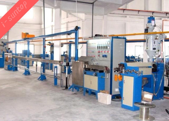 Máquina da fabricação de cabos do fio de cobre do controle 50Hz do PLC com material do PE
