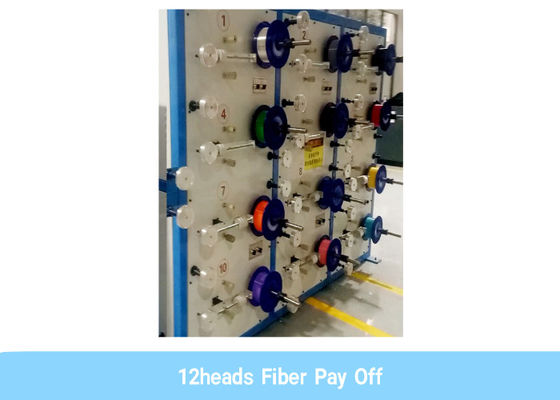 300m / Min Optic Fiber Buffering Line para PBT que reveste o cabo central do tubo