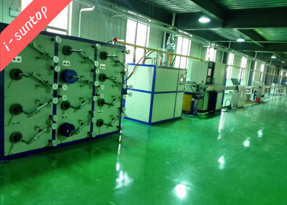 300m / Min Optic Fiber Buffering Line para PBT que reveste o cabo central do tubo
