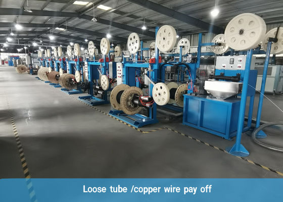 1200/12 de linha de produção do cabo de fibra ótica 1800rpm para o encalhamento da SZ