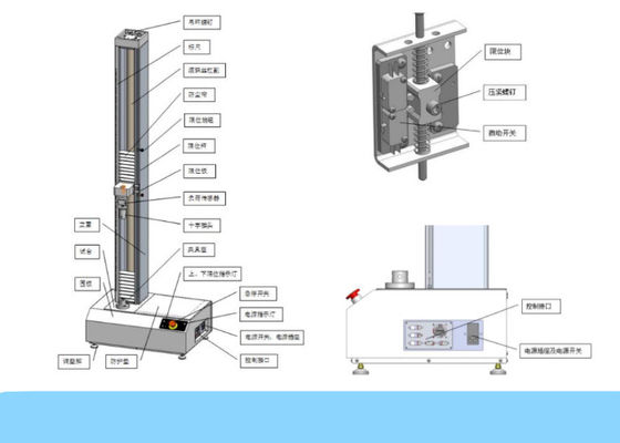 equipamento de testes do esmagamento do cabo de fibra ótica 50Hz