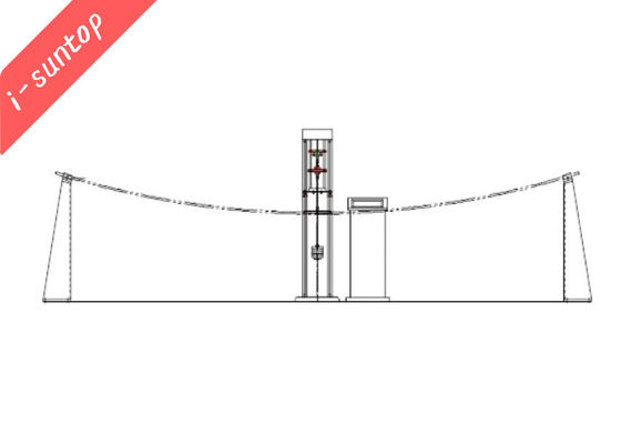 8time/Min Cable Hook Test Equipment, equipamento de teste exterior do cabo de fibra ótica