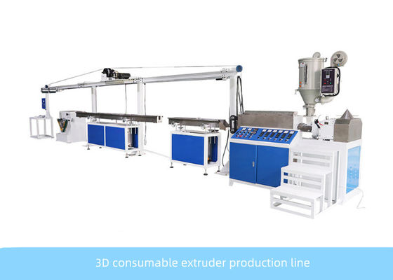 Linha da extrusão de cabo da extrusora do PLA do controle 380V do PLC com impressão 3D