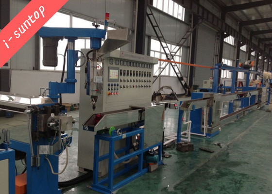 Única máquina elétrica da fabricação de cabos da camada 80kg/H, extrusora do cabo 20HP