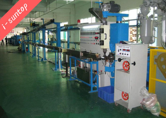 Única máquina elétrica da fabricação de cabos da camada 80kg/H, extrusora do cabo 20HP