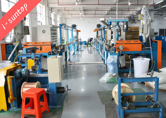 linha de fabricação da extrusão de cabo do silicone da máquina do fio de 15kw 90kg/H