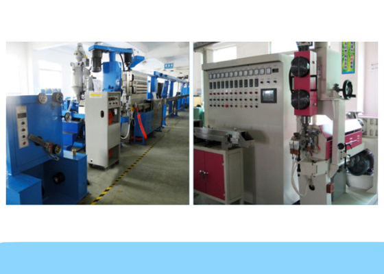 Linha de produção coaxial de formação de espuma química do cabo da máquina da extrusora do fio 15HP