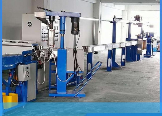 Não fio plástico do halogênio 12mm que faz a linha da extrusão de cabo do PVC da máquina
