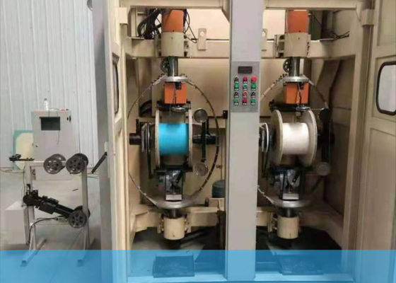Máquina da torção dos pares do fio do núcleo da rede Cat5/6, 50Hz dobro Bobbin Back Twist Machine