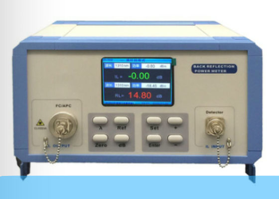 Verificador da perda de retorno da tela 1550nm da cor, verificador da perda de inserção de IL&amp;RL