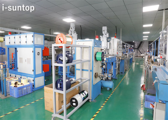 A fibra ótica interna cabografa o processamento da produção e equipamento relacionado