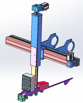 A travessia automática do braço robótico pega a máquina para cabos de fibra ótica exteriores