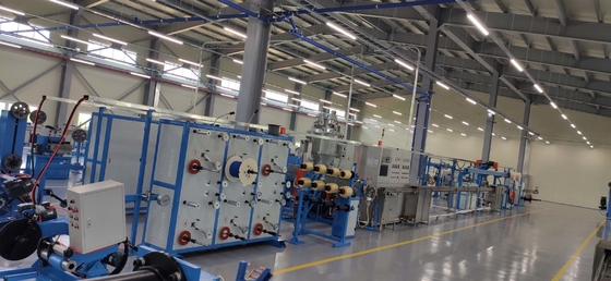1-4 linha de produção interna do cabo pendente dos núcleos 2*3mm FTTH FTTX