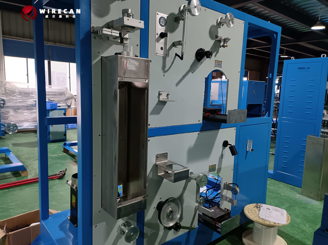 Máquina de coloração de fibra óptica PLC/maquinaria para fabricação de cabos ópticos