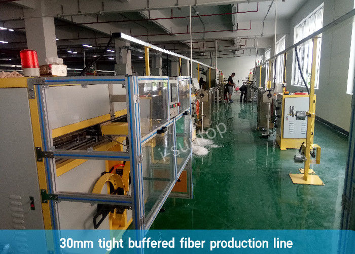 linha de produção protegida fraca do cabo de fibra ótica de 30mm com semi - o automóvel pega