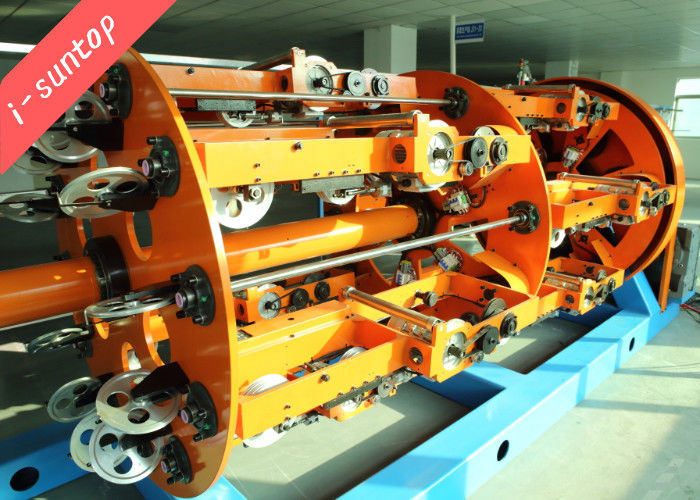 12 cabeças para trás torcem o tipo da gaiola da máquina de encalhamento do cabo 70RPM