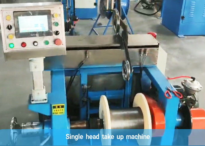 Única linha de produção do cabo de EVA Coating Machine Fiber Optic do fio de aço da cabeça 21kw