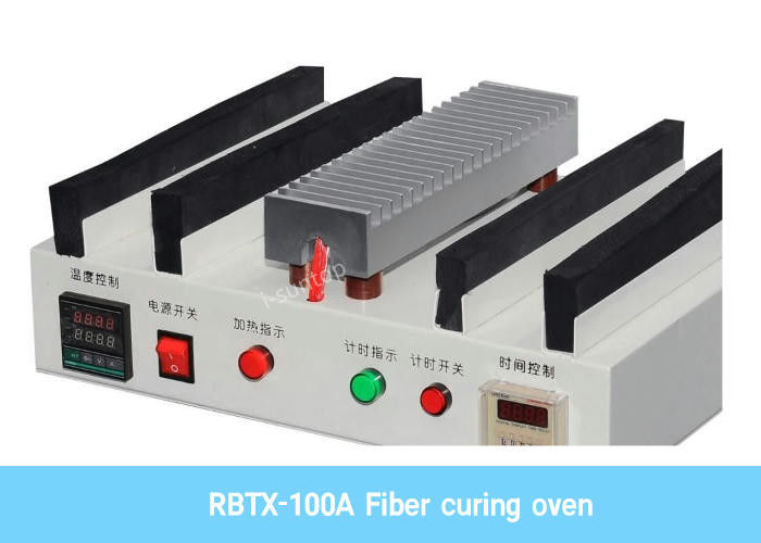 Fibra ótica 1100w horizontal que cura a máquina de Oven Fiber Patch Cord Making