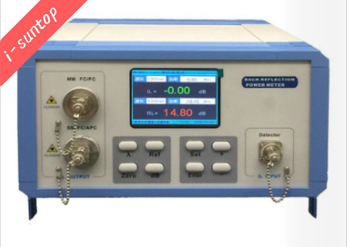 AC110V 12 canaliza o equipamento de teste da inserção &amp; do retorno da fibra para o cabo de remendo da fibra que faz a máquina